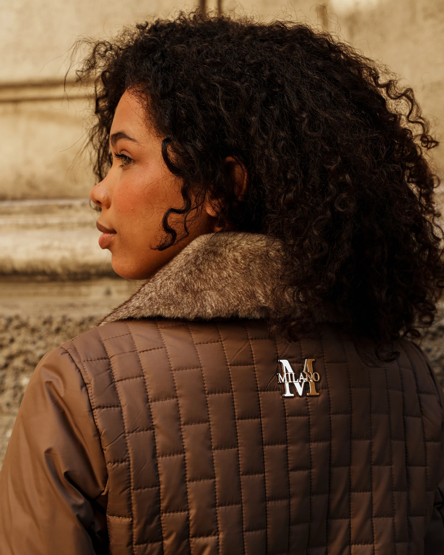 Quilted Monica Milano outerwear